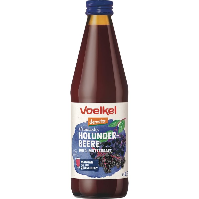 Voelkel Heimische Holunderbeere 100% Muttersaft - Produktbild