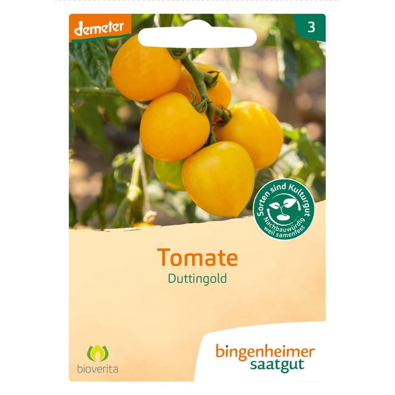 Bingenheimer Saatgut Duttingold - Tomate (Saatgut) - Produktbild