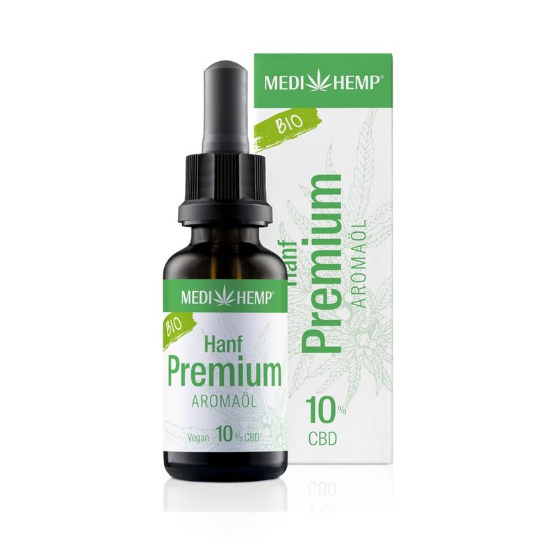 MEDIHEMP Bio Hanf Premium Aromaöl 10% - Produktbild