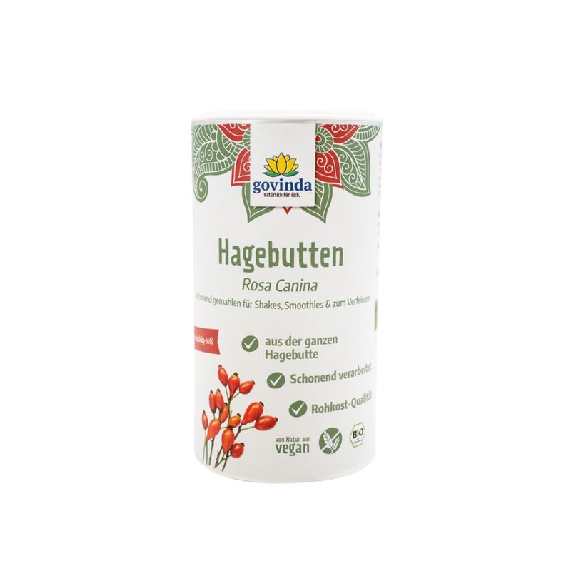 Govinda Hagebuttenpulver Rosa Canina schonend gemahlen - Produktbild