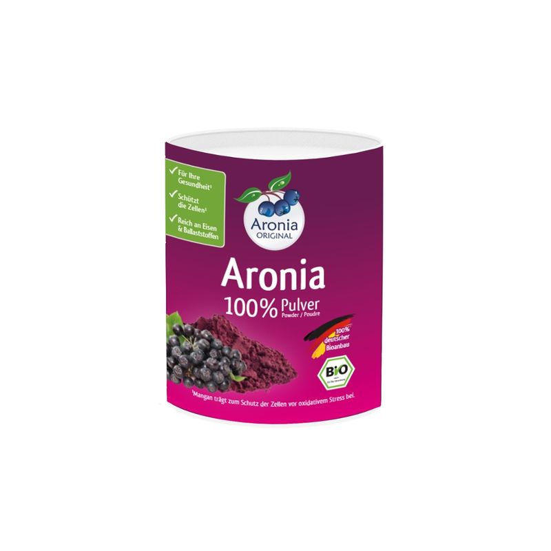 Aronia ORIGINAL Bio Aroniabeeren Pulver 100g - Produktbild