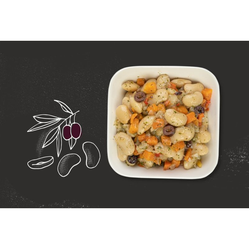 PUR Bio-Manufaktur PUR Riesenbohnensalat mit Kalamata-Oliven (Gasto-Verpackung) - Produktbild