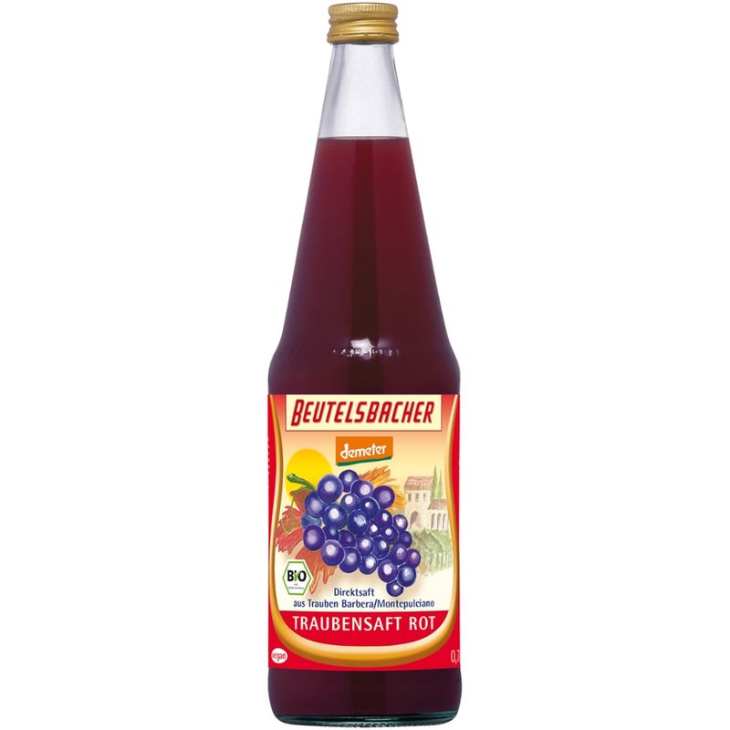 BEUTELSBACHER Traubensaft rot Barbera/Montepulciano - Produktbild