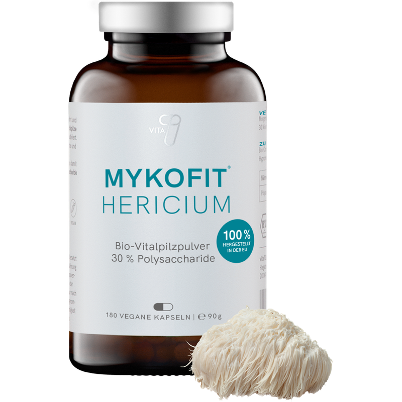 vita7 vita7 MYKOFIT Bio Hericium, 180 Kapseln, pro Packung (90g) - Produktbild