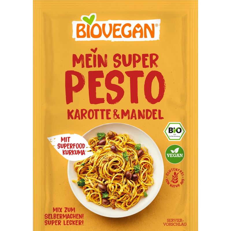 Biovegan My super Pesto, carrot-almond, organic - Produktbild