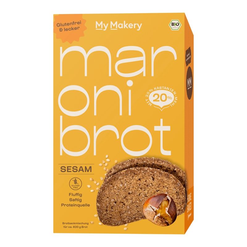 My Makery Brotbackmischung Maronibrot Sesam - Produktbild