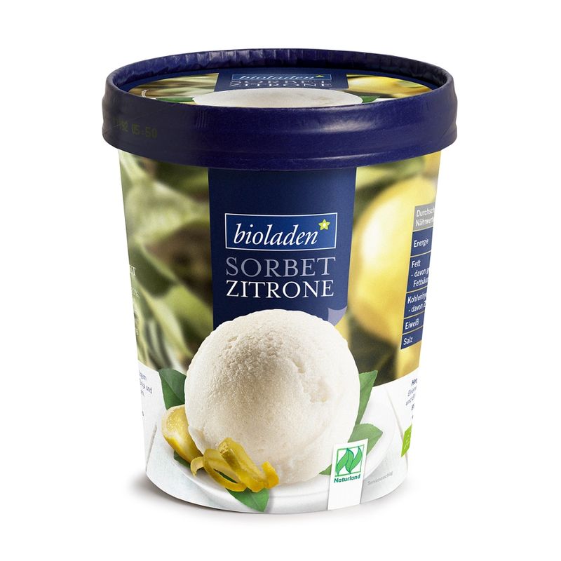 bioladen Sorbet Zitrone - Produktbild