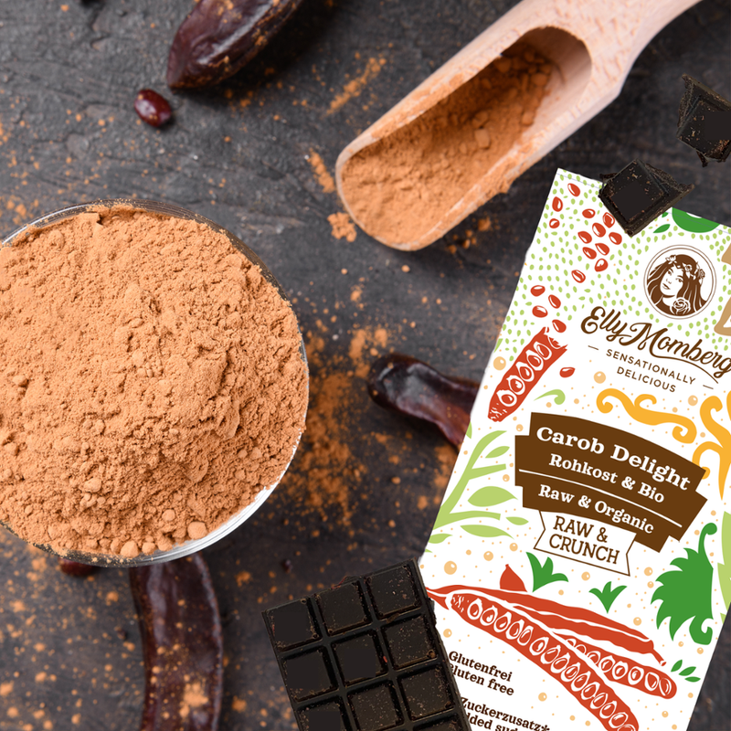 Elly Momberg Bio-Rohkost CAROB DELIGHT - Raw & Crunch - Produktbild