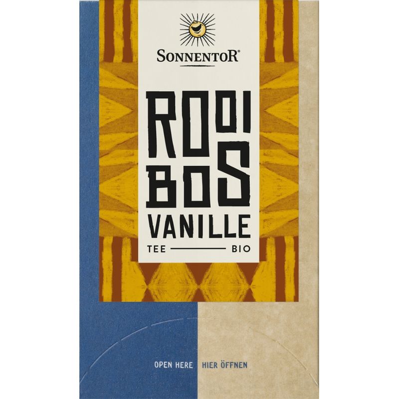 Sonnentor Rooibos Vanille Tee, Doppelkammerbeutel - Produktbild