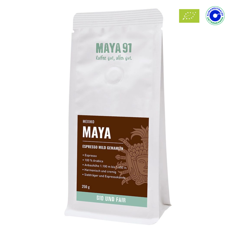 MAYA Kaffee 1991  500g MAYA Espresso Gemahlen - Produktbild