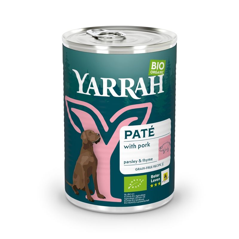 Yarrah Organic Petfood Yarrah Bio Hund Dose Pastete getreidefrei Schwein - Einzelprotein - Produktbild