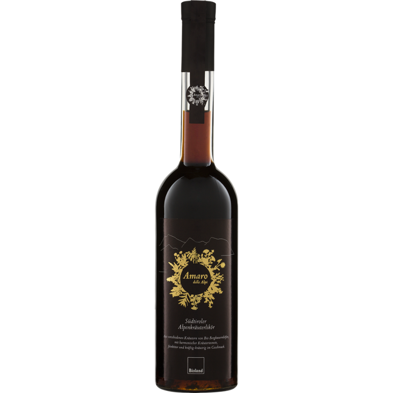 Dschinn Amaro delle Alpi Bio Südtiroler Alpenkräuterlikör - Produktbild