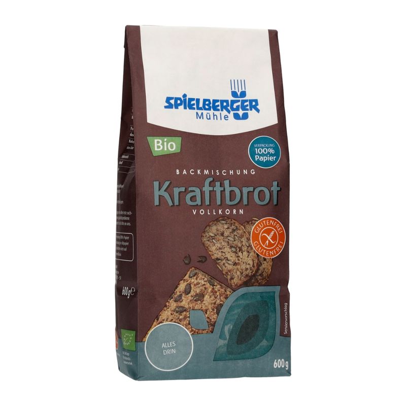 Spielberger Mühle Kraftbrot Backmischung, glutenfrei, kbA - Produktbild