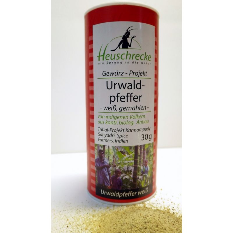 Heuschrecke Urwaldpfeffer, Tribal, weiß, gemahlen, kbA - Produktbild