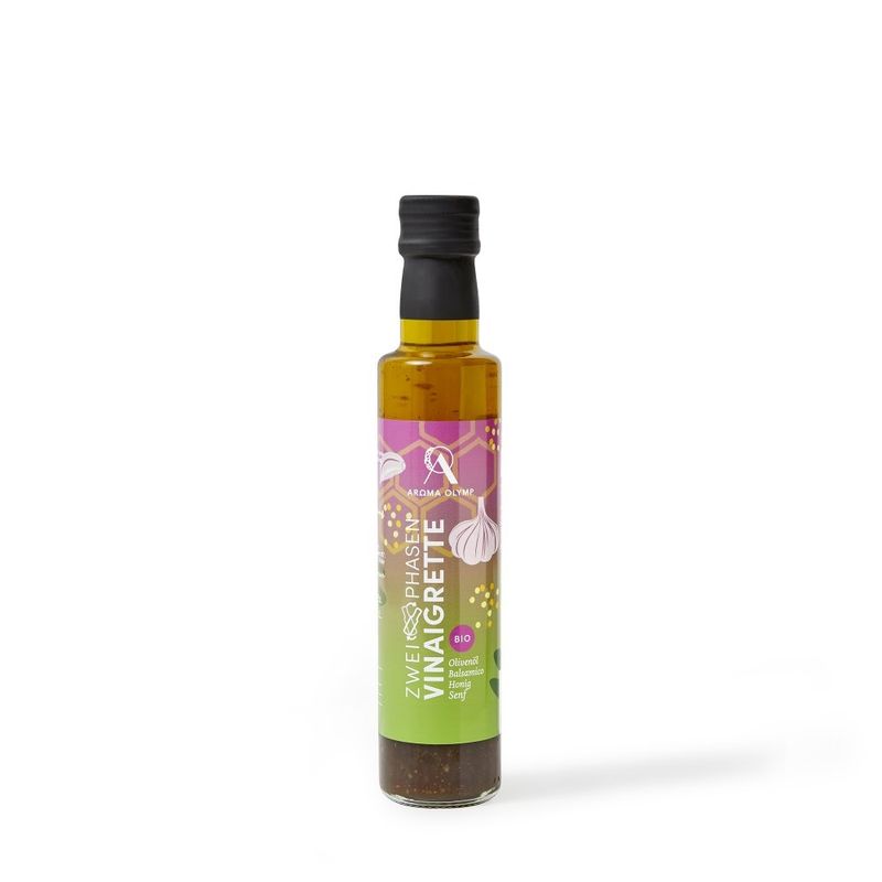 Aroma Olymp Aroma Olymp Bio Zwei-Phasen Vinaigrette mit Olivenöl, Balsamico, Honig & Senf - Produktbild