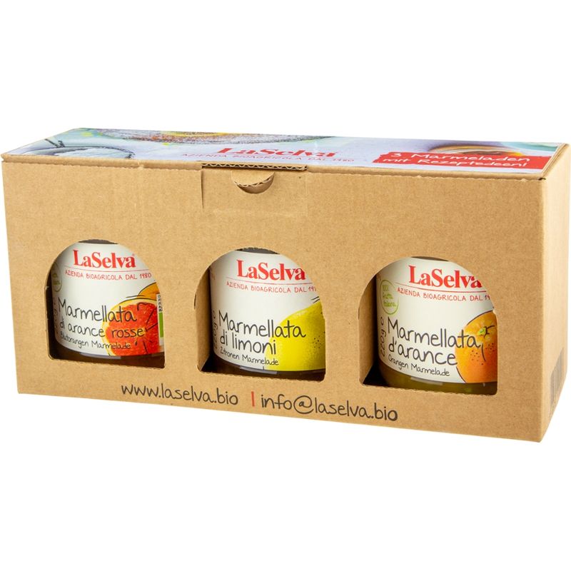 LaSelva Marmeladen 3er Set im Geschenkkarton - Produktbild