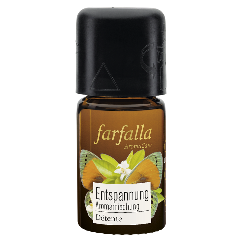 farfalla sanft entspannt, Orangenblüte, Entspannung Aromamischung, 5ml - Produktbild