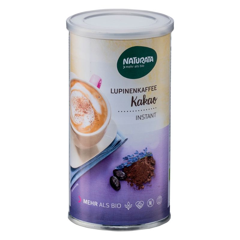 NATURATA Lupinenkaffee Kakao, instant, Dose - Produktbild