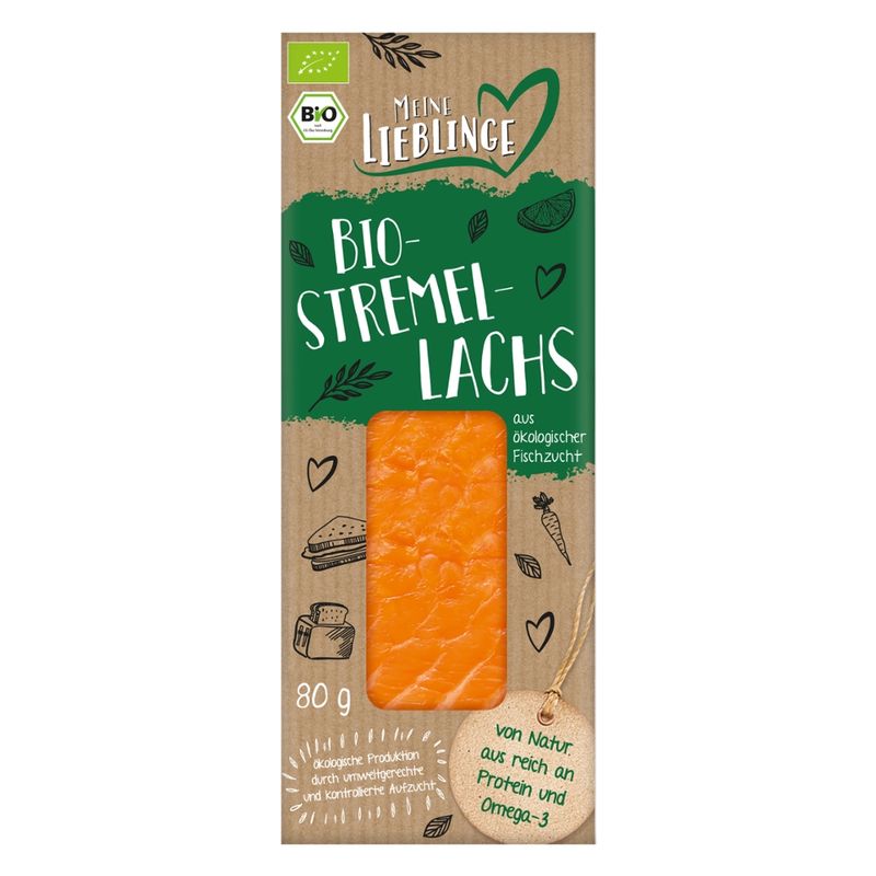 Meine Lieblinge Meine Lieblinge Bio-Stremellachs 6x80g - Produktbild