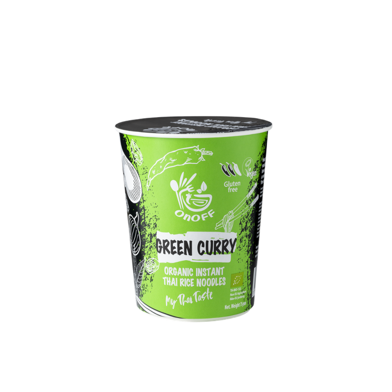 ONOFF spices Organic Instant Noodle Soup Green Curry - Produktbild