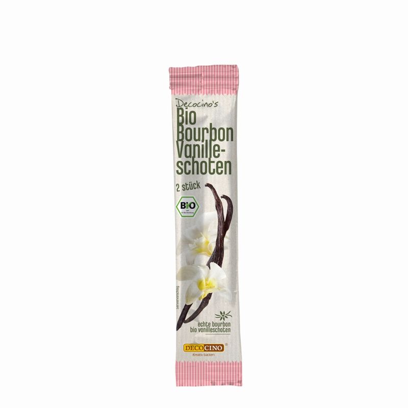 DECOCINO Bio Bourbon Vanilleschoten 2 Stück - Produktbild
