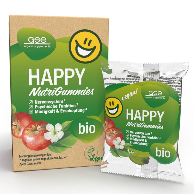 GSE  Happy NutriGummies (Bio), 7 Sachets - Produktbild