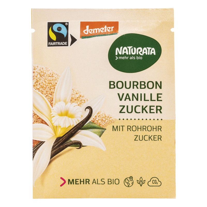 NATURATA Bourbon Vanillezucker, 8 % Vanille - Produktbild