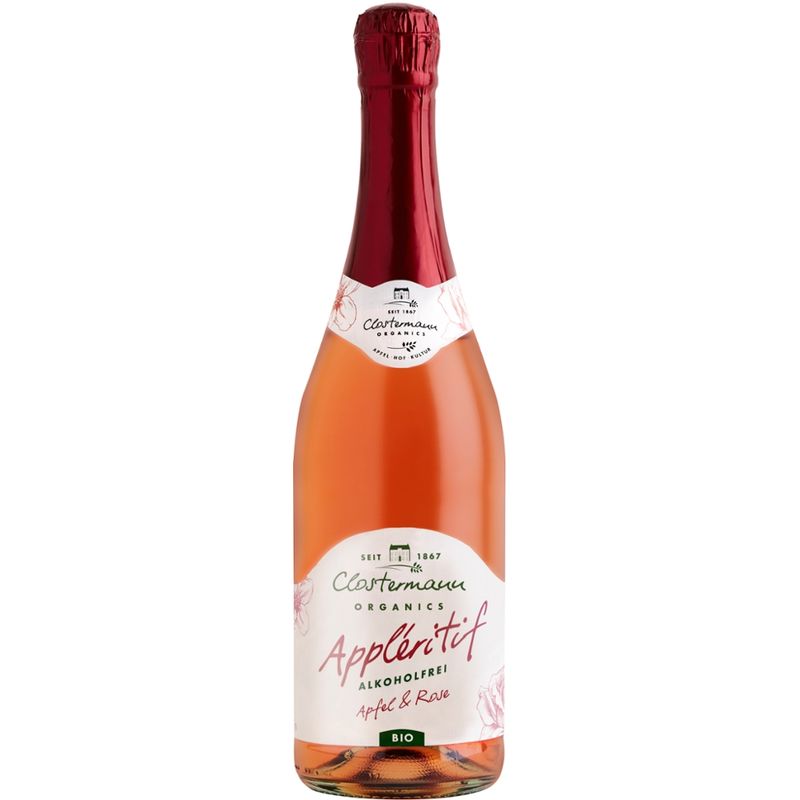 Clostermann Appleritif Apfel & Rose (alkoholfrei) - Produktbild