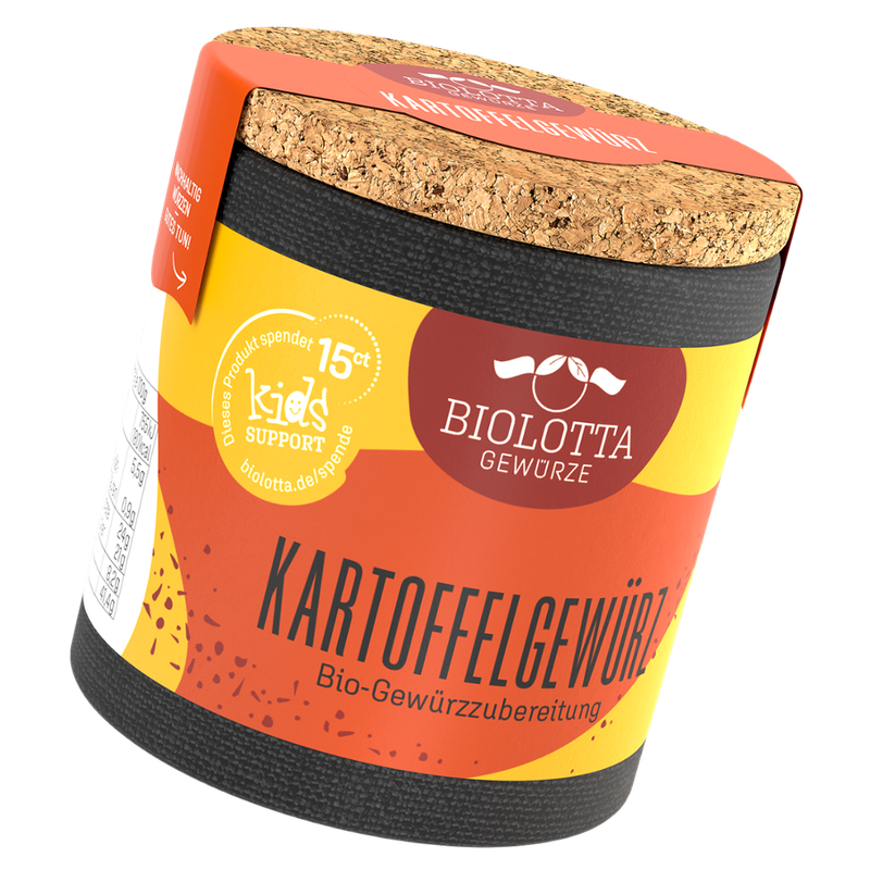 Biolotta Biolotta Korkdose Kartoffelgewürzsalz Bio-Gewürzsalz - Produktbild