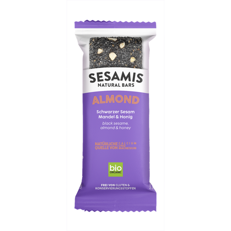 SESAMIS NATURAL BARS SESAMIS ALMOND BIO 34g - Produktbild