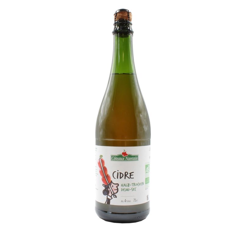 Côteaux Nantais  Cidre bouché halb-trocken - Produktbild