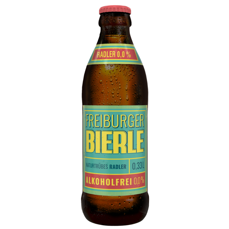 Freiburger Bierle Freiburger Bierle naturtr.Radler alkfr. 0,33-BIO - Produktbild