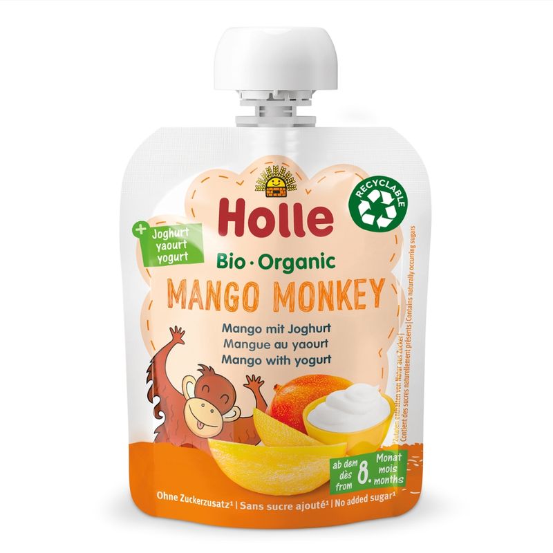 Holle  Mango Monkey - Mango mit Joghurt - Produktbild