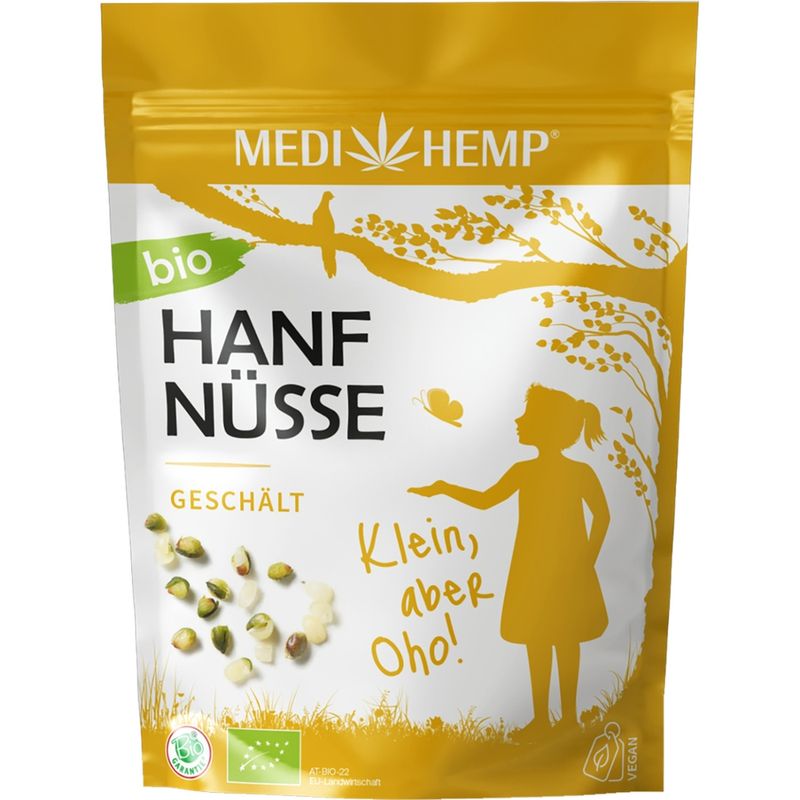 MEDIHEMP Medihemp Bio Hanfnüsse - Klein aber oho! 250g - Produktbild