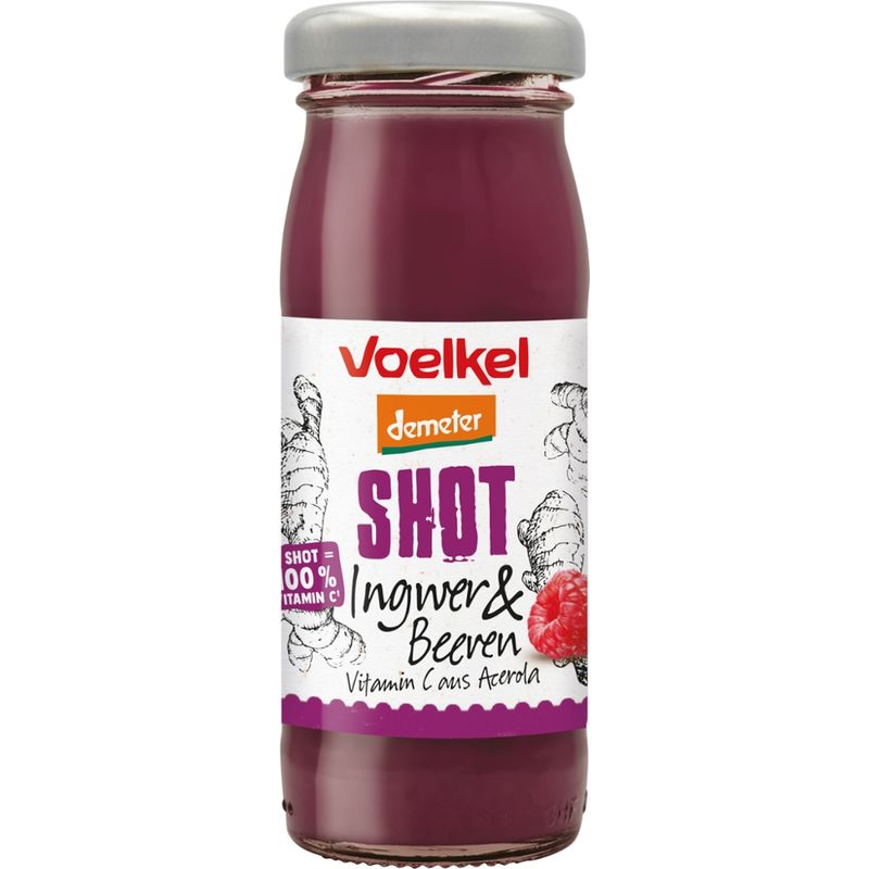 Voelkel Shot Ingwer & Beeren Vitamin C aus Acerola - Produktbild