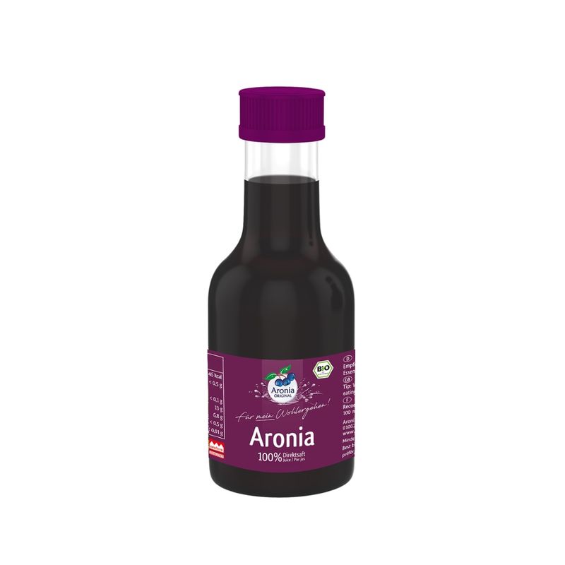 Aronia ORIGINAL Bio Aronia 100% Direktsaft 0,1l - Produktbild