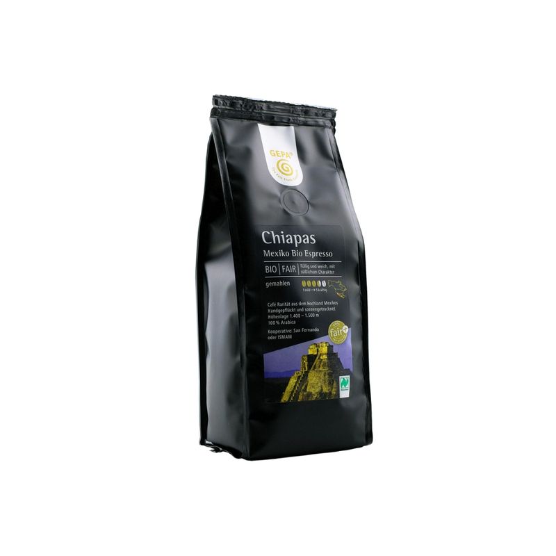 GEPA - The Fair Trade Company Mexiko Bio Espresso Chiapas, gemahlen - Produktbild