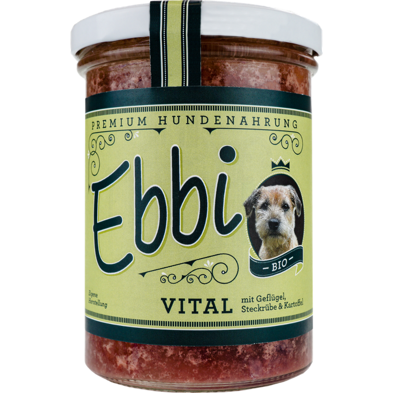 Wuff & Mau Heimtiernahrung  Ebbi Bio Vital Hundefutter 400g - Produktbild