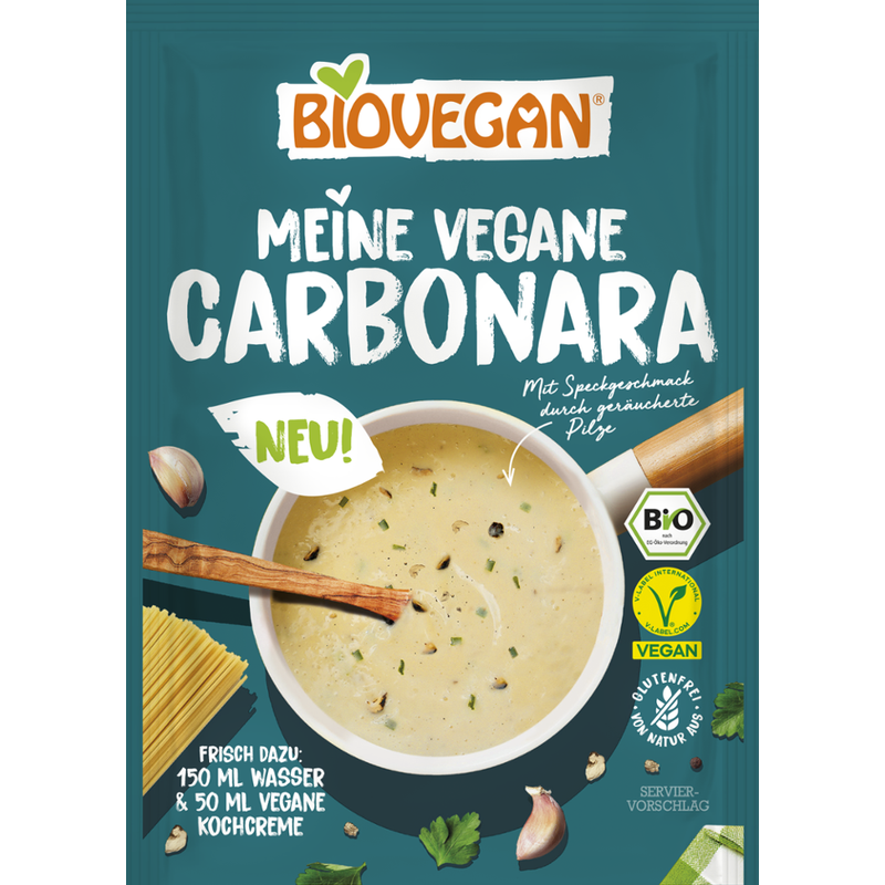 Biovegan My vegan sauce, carbonara, organic, 27g - Produktbild