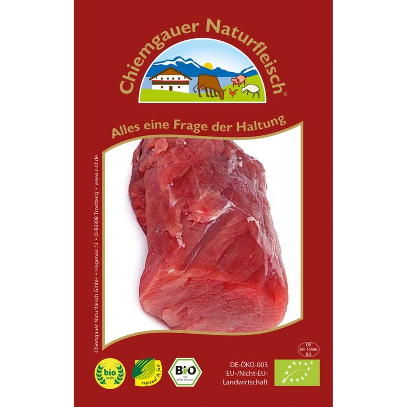 Chiemgauer Naturfleisch S-Filet, ca. 250 g, SB, kbA - Produktbild