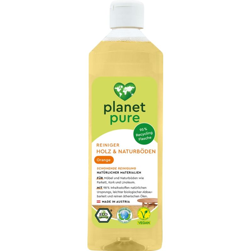 Planet Pure Reiniger Holz&Naturböden 510ml - Produktbild