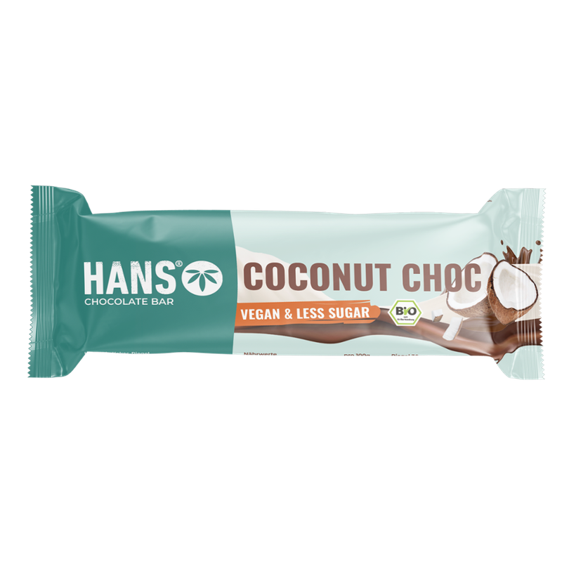 HANS Brainfood HANS Bio Schokoriegel Coconut Choc 30g - Produktbild
