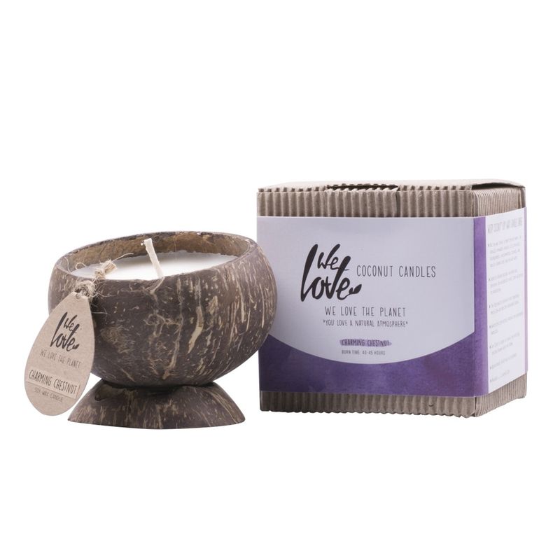 We Love The Planet WLTP Sojawachkerze Charming Chestnut TESTER - Produktbild