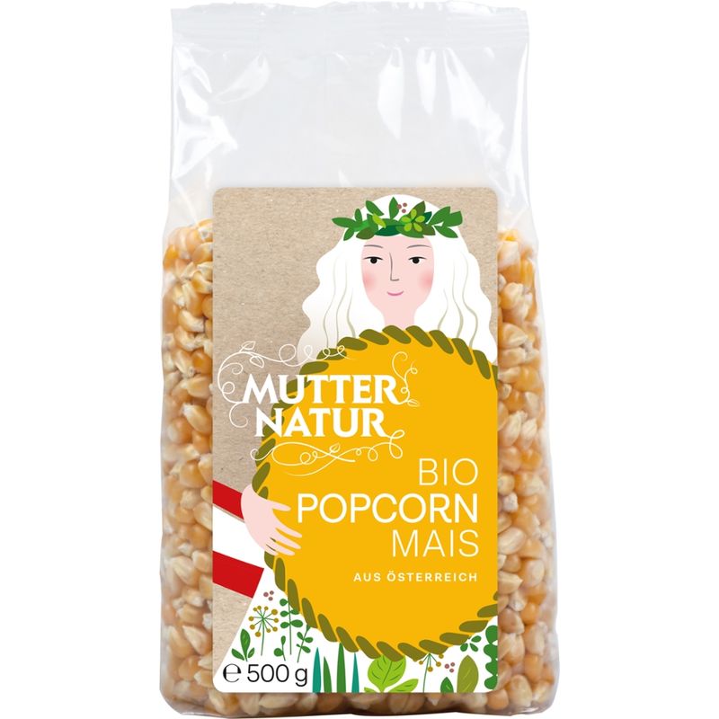 MUTTER NATUR MUTTER NATUR Bio Popcornmais 500 g, Herkunft Österreich - Produktbild