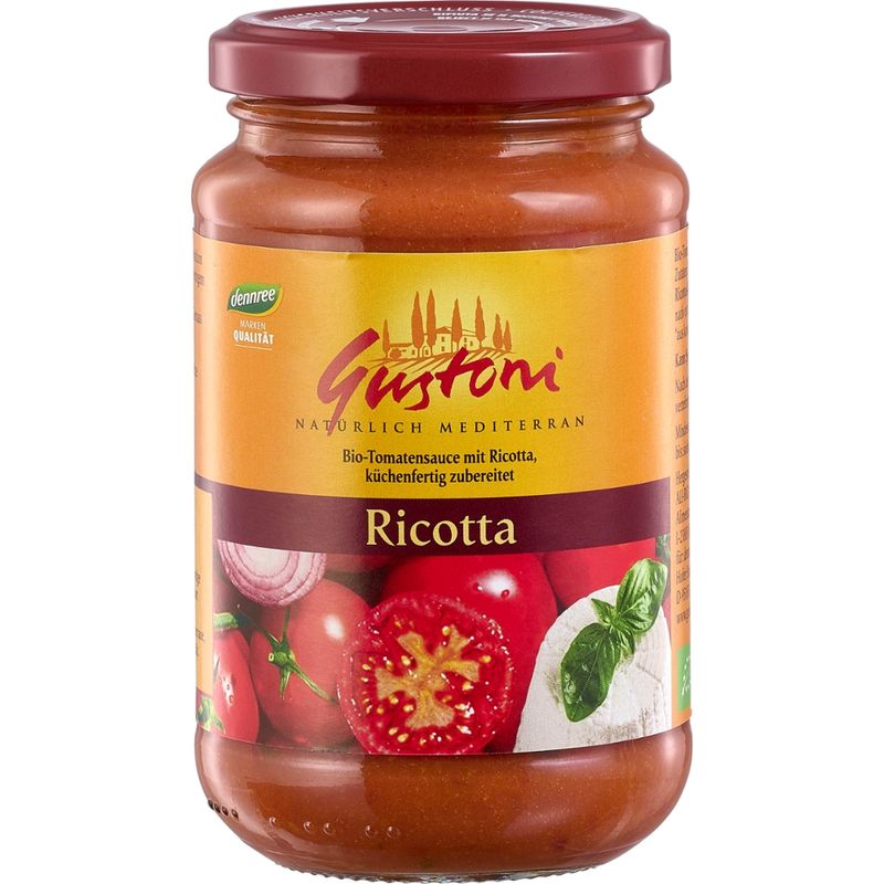 Gustoni Tomatensauce mit Ricotta, küchenfertig zubereitet - Produktbild