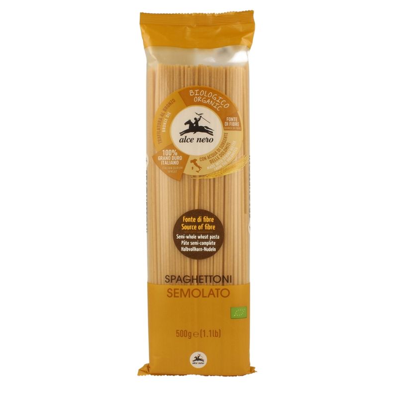 Alce Nero  Spaghettoni Halbvollkorn-Hartweizen - Produktbild