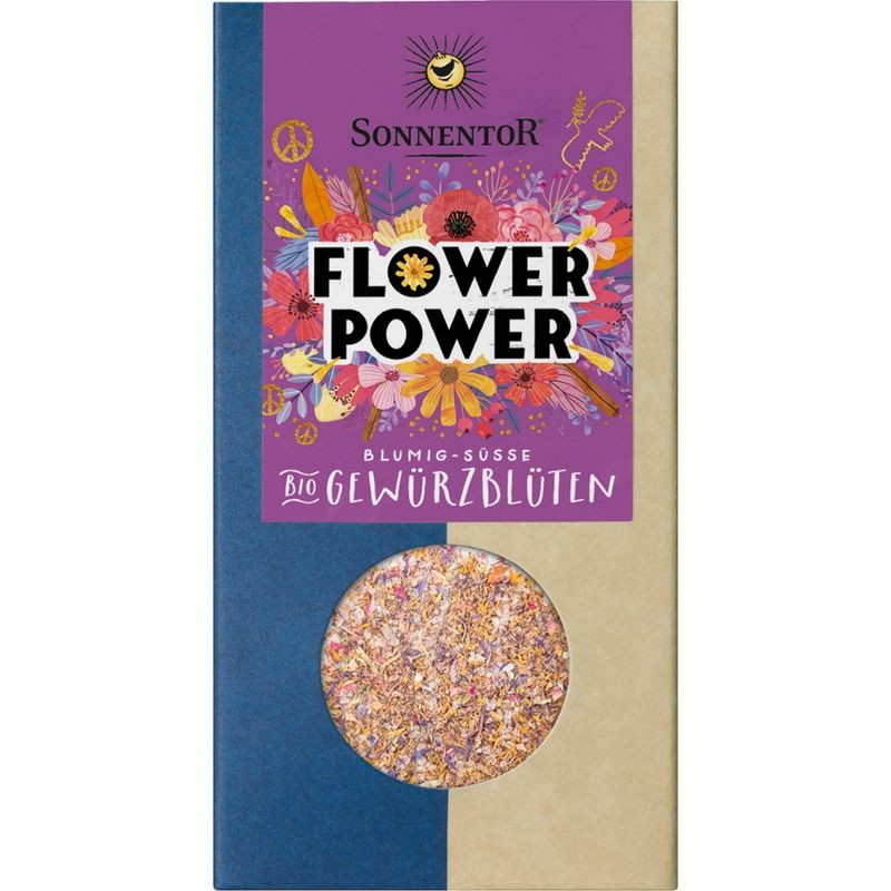 Sonnentor Flower Power Gewürzblüten, Packung - Produktbild