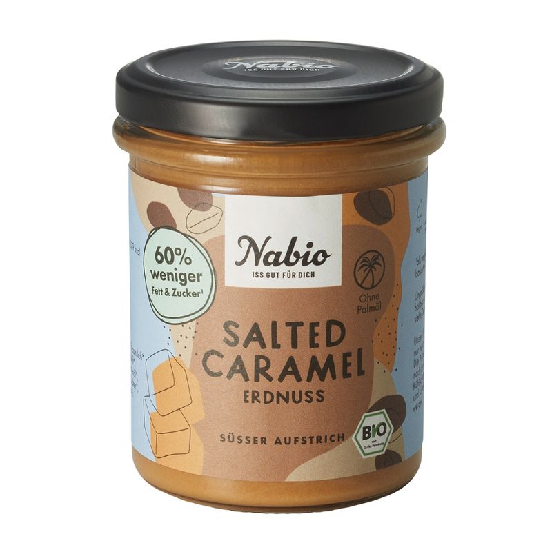 Nabio Nabio Süßer Aufstrich Salted Caramel Erdnuss - Produktbild