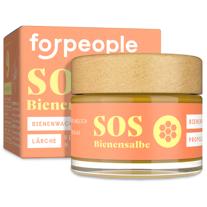 4peoplewhocare SOS-Bienensalbe mit Propolis und Lärchenharz - Produktbild