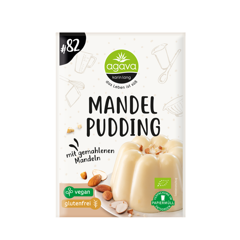 Agava Mandelpudding - Produktbild